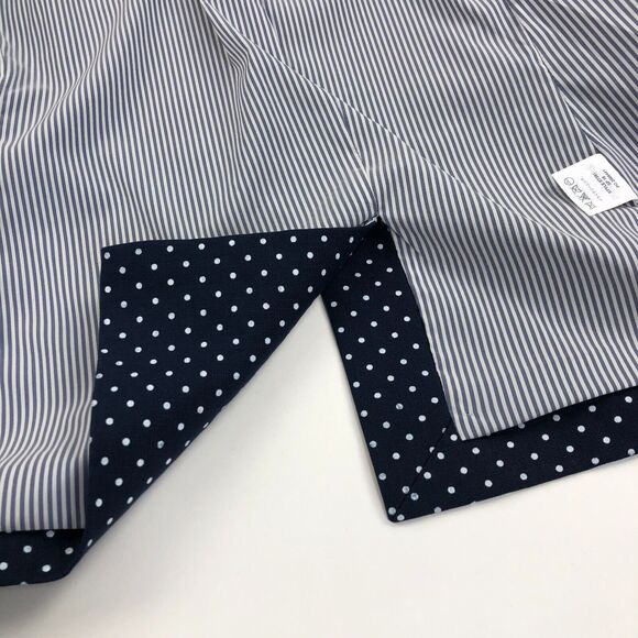 J.Crew REGENT Blazer 4 100% Linen Polka Dot Button Business Blazer Jacket blue - Picture 11 of 16